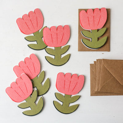 Blooming Flower Mini Cards - Box of 6