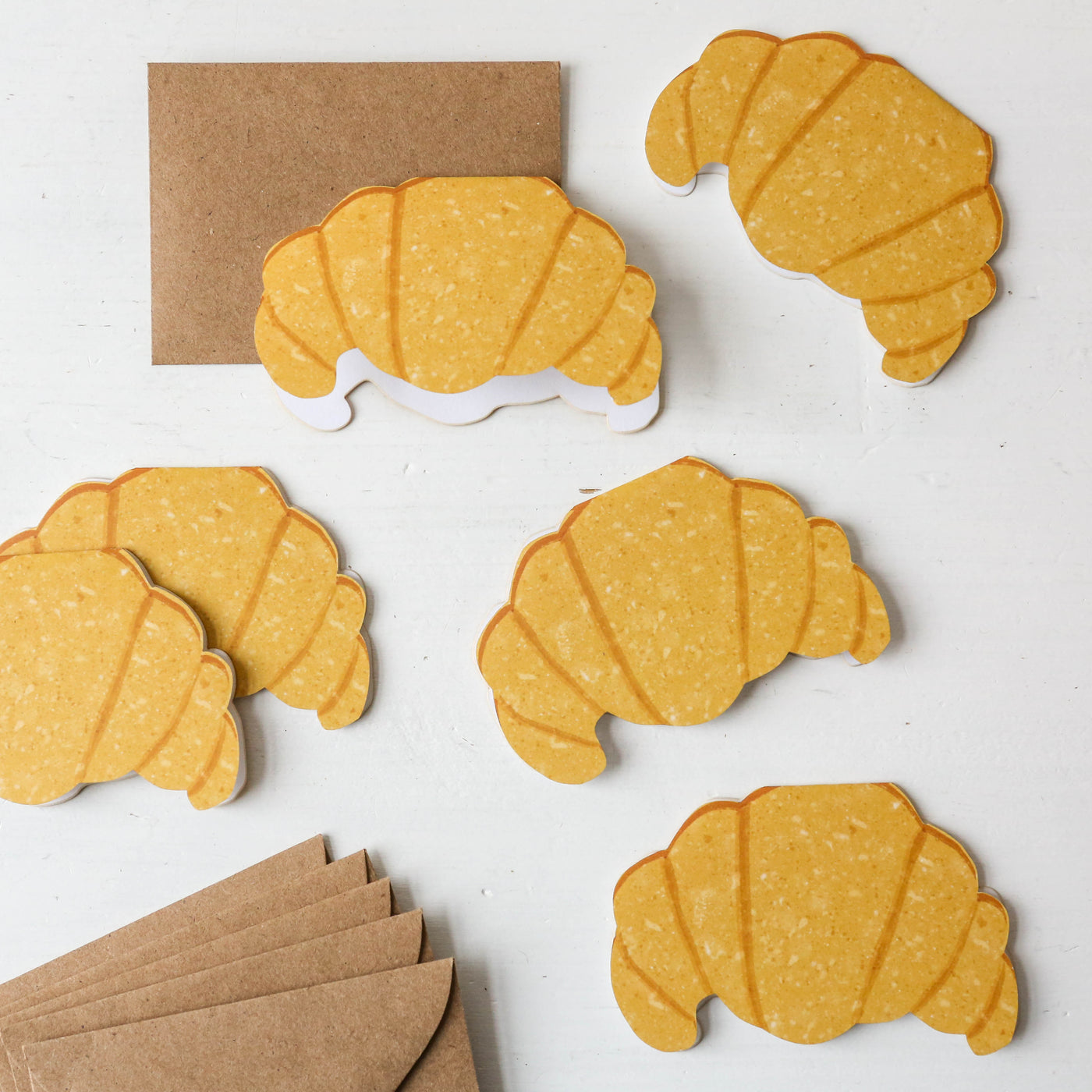 Croissant Mini Cards - Box of 6