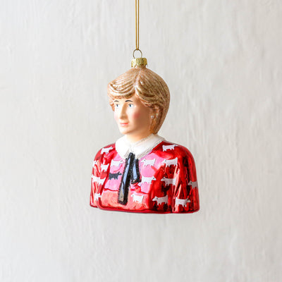 Princess Diana Glass Tree Decoration