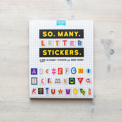So. Many. Letter Stickers from Pipsticks