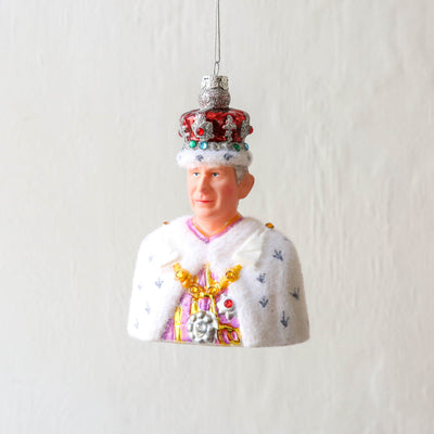 King Charles Glass Tree Decoration