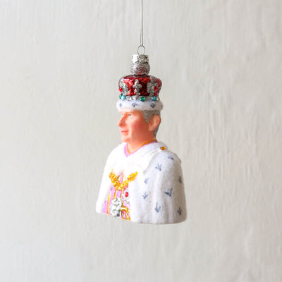 King Charles Glass Tree Decoration