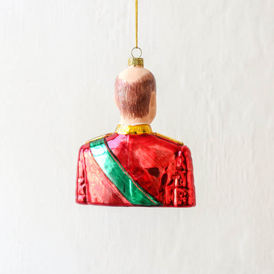 Prince William Glass Tree Decoration