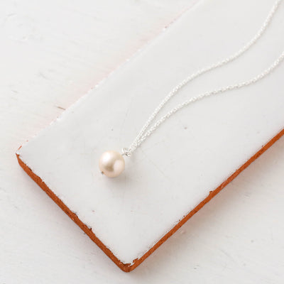 Ivory Freshwater Pearl Pendant Necklace