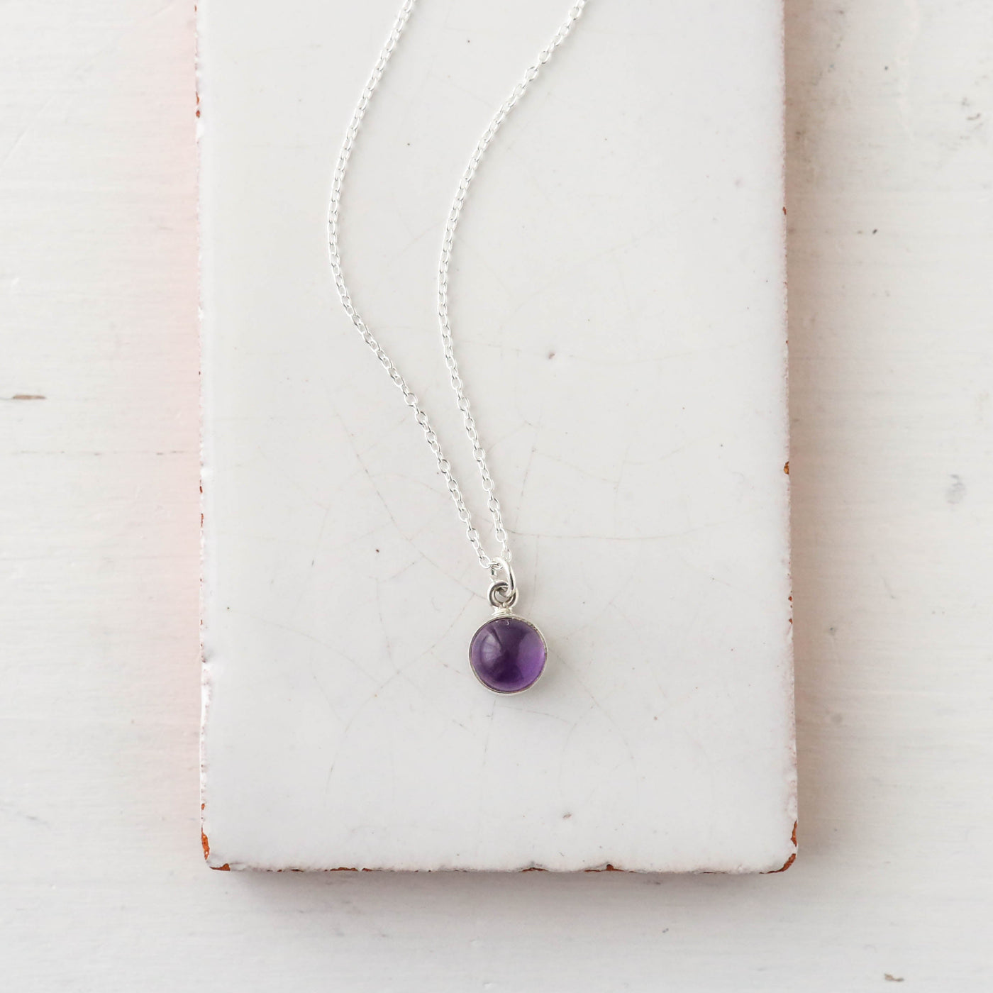 Silver Pebble Necklace