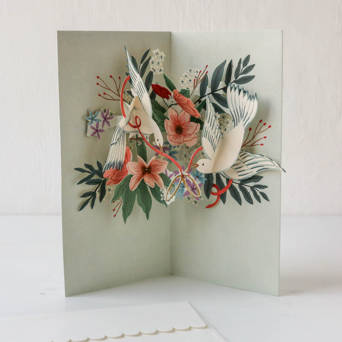 Love Birds Pop-Up Card