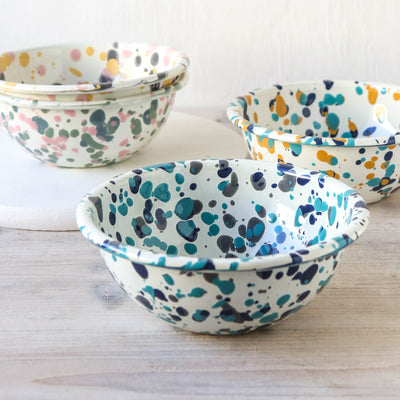 Catalina Splatter Enamel Cereal Bowl