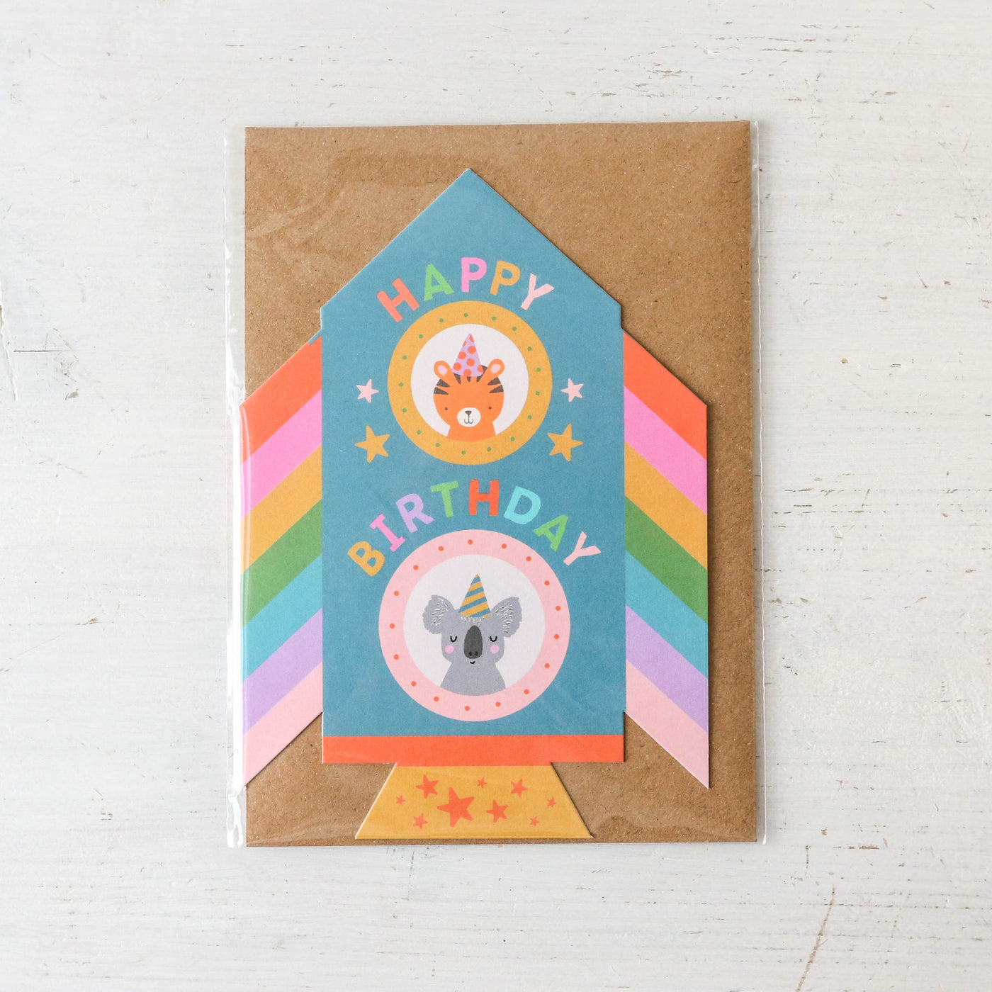 Rocket Birthday Card