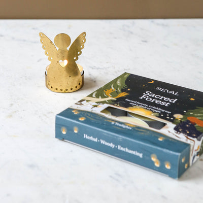 Brass Angel Tealight Holder