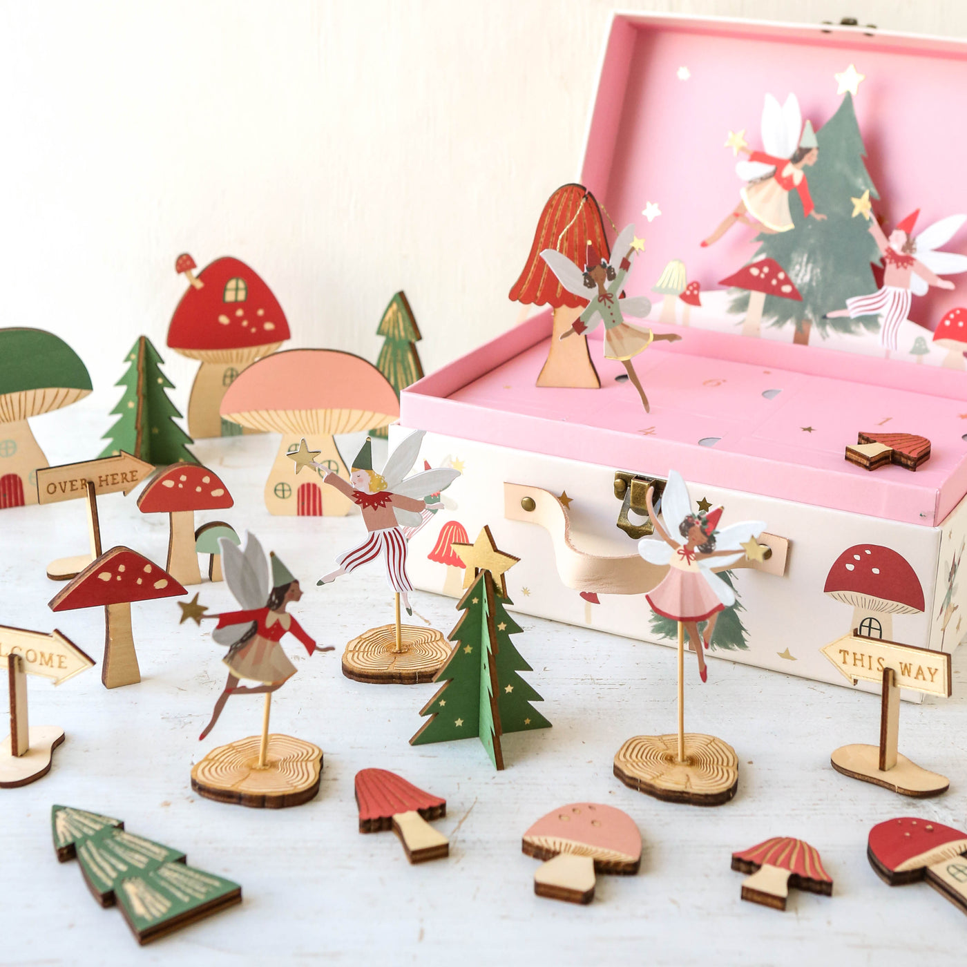 Fairy Mushroom Suitcase Advent Calendar
