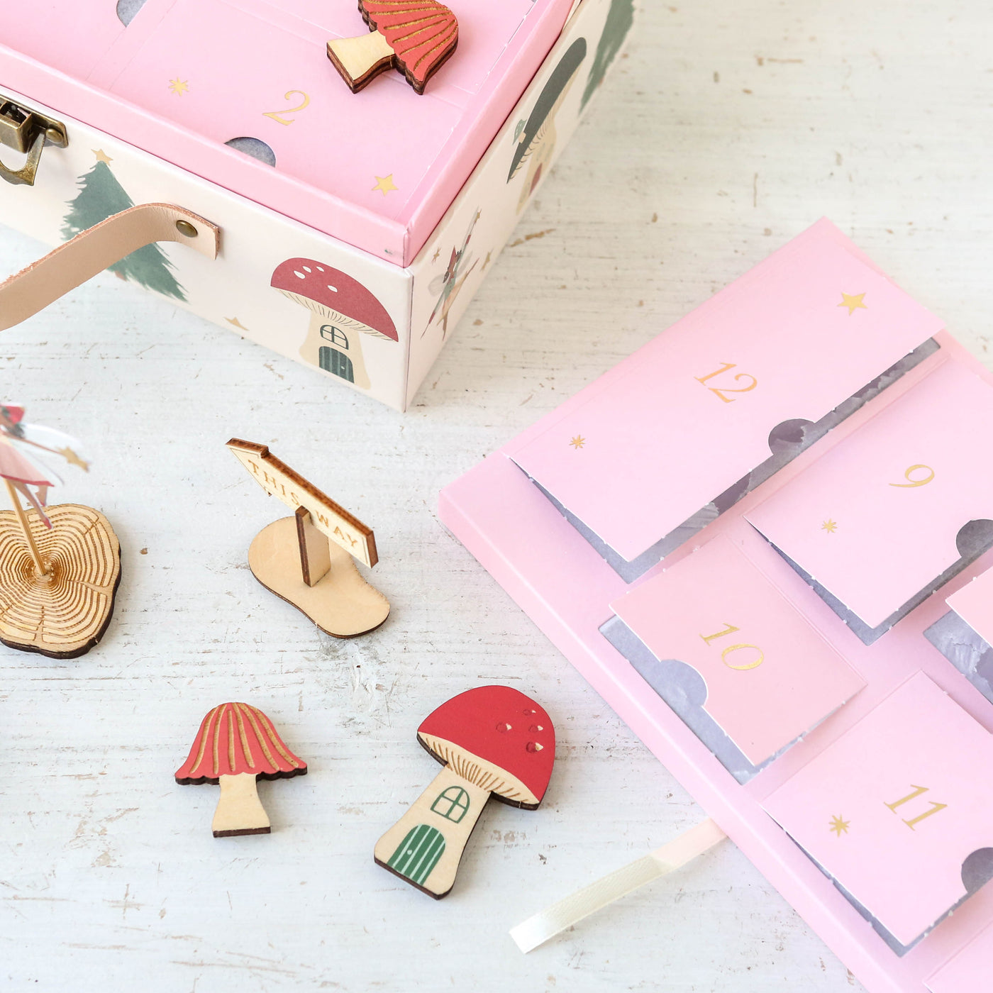 Fairy Mushroom Suitcase Advent Calendar