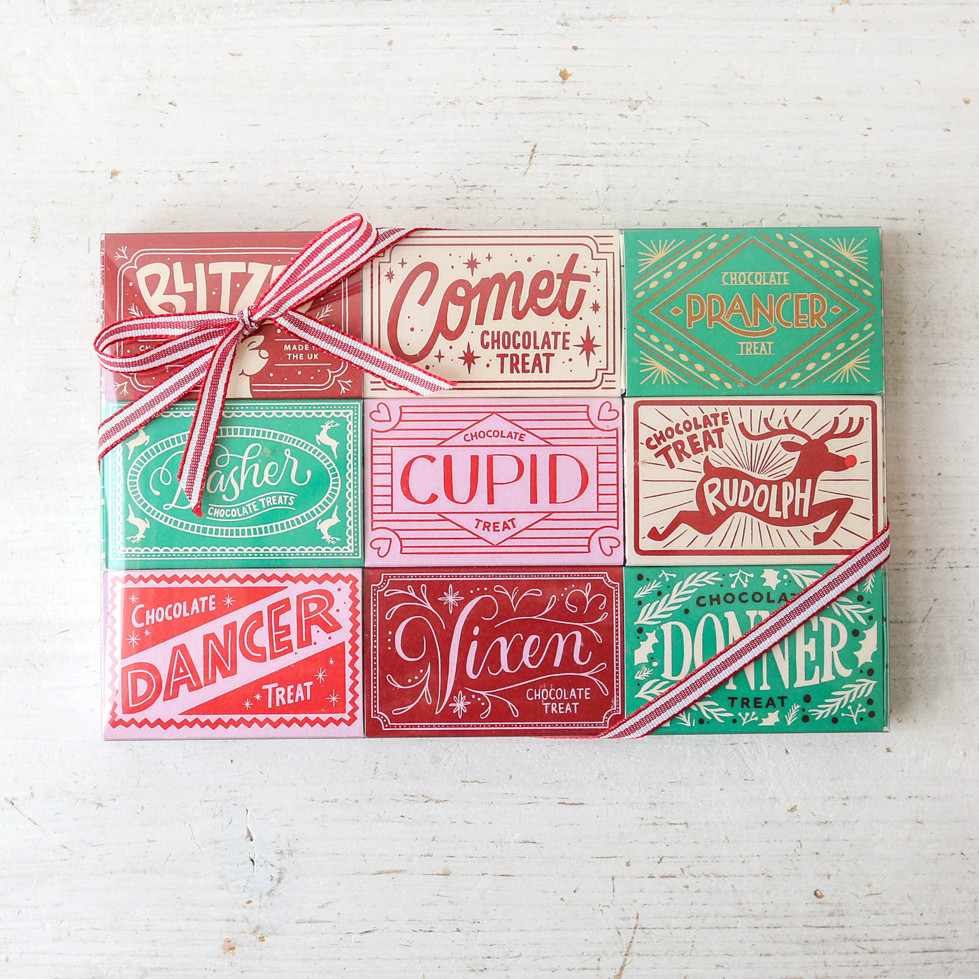 All Star Reindeers - Chocolate Matchboxes