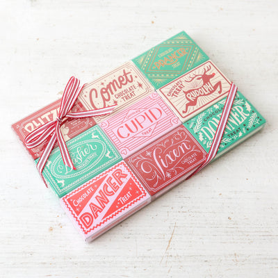All Star Reindeers - Chocolate Matchboxes