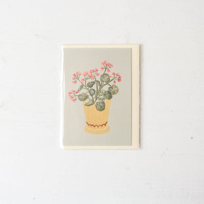 Geraniums Mini Card