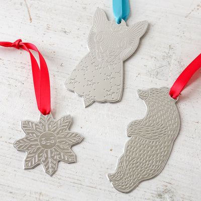 Ten Embossed & Foiled Pop-Out Card Decorations