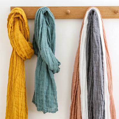 Soft Linen Scarf - Safron