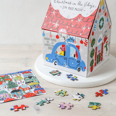 Christmas in the Village 500 Piece Puzzle