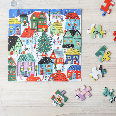Christmas in the Village 500 Piece Puzzle
