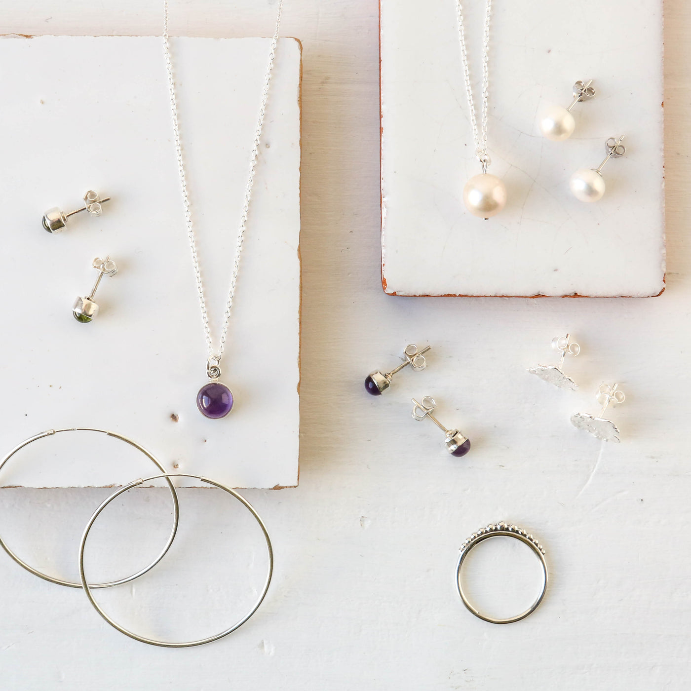 Ivory Freshwater Pearl Pendant Necklace