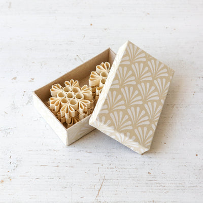 Quilled Snowflake Hanging Christmas Ornaments - Pack of 6