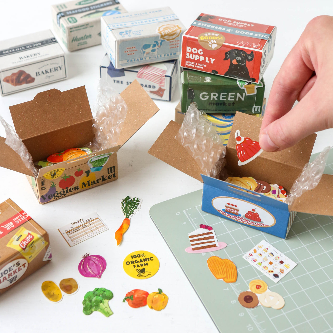 Bakery - Box of Haco Flake Stickers