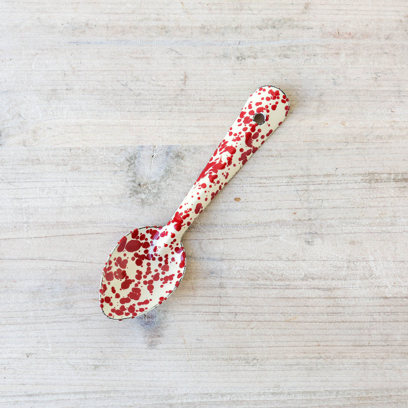 Splatter Enamel Spoon - Small