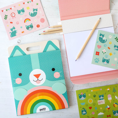 Carry-Along Kitten Sketch Kit