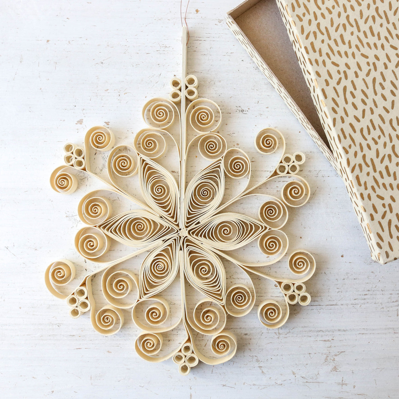 Quilled Star Tree Topper or Hanging Decoration