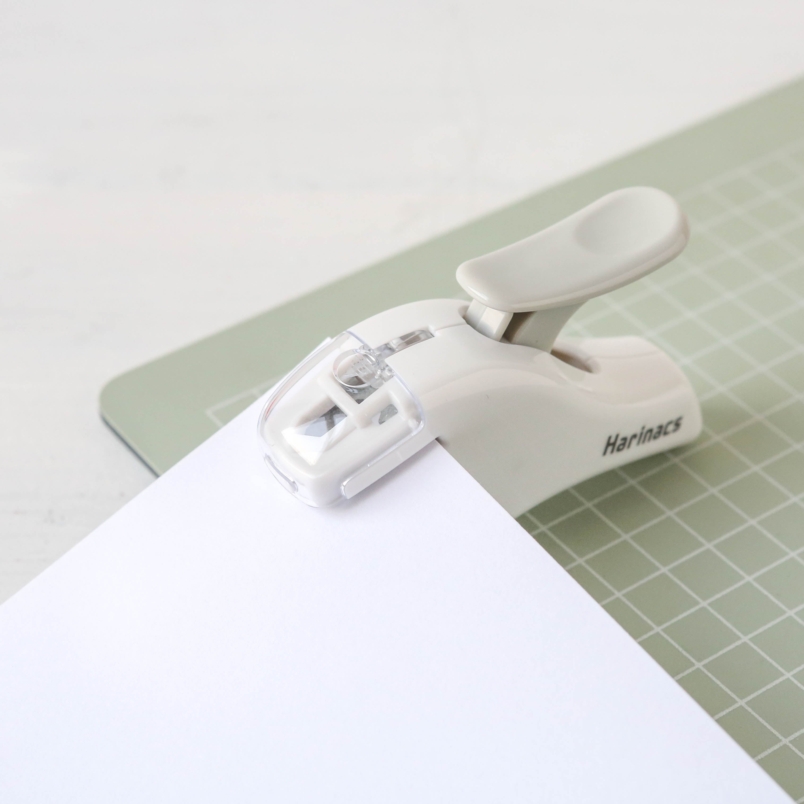 Harinacs Compact Stapleless Stapler - White – Berylune