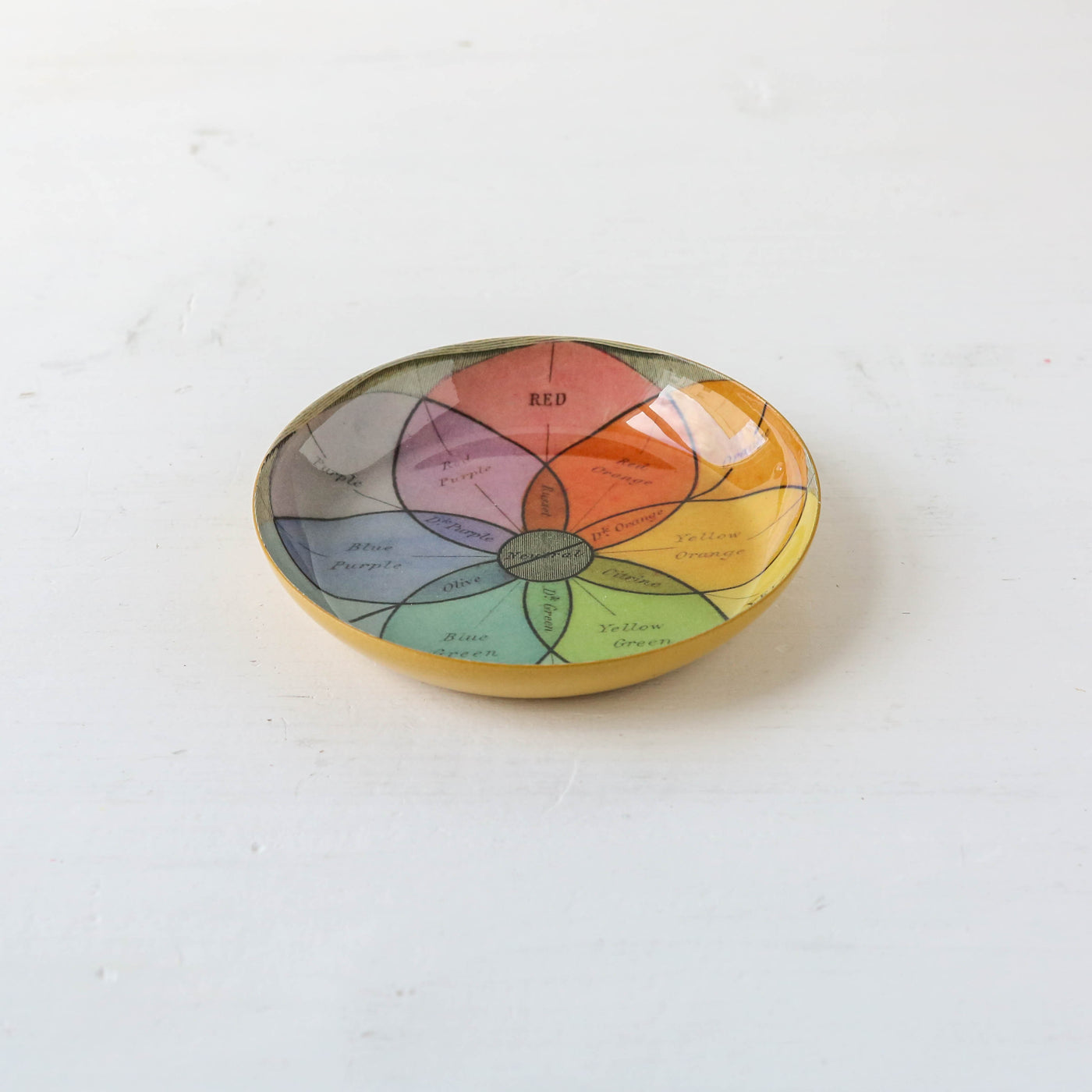 Chroma Round Enamel Tray