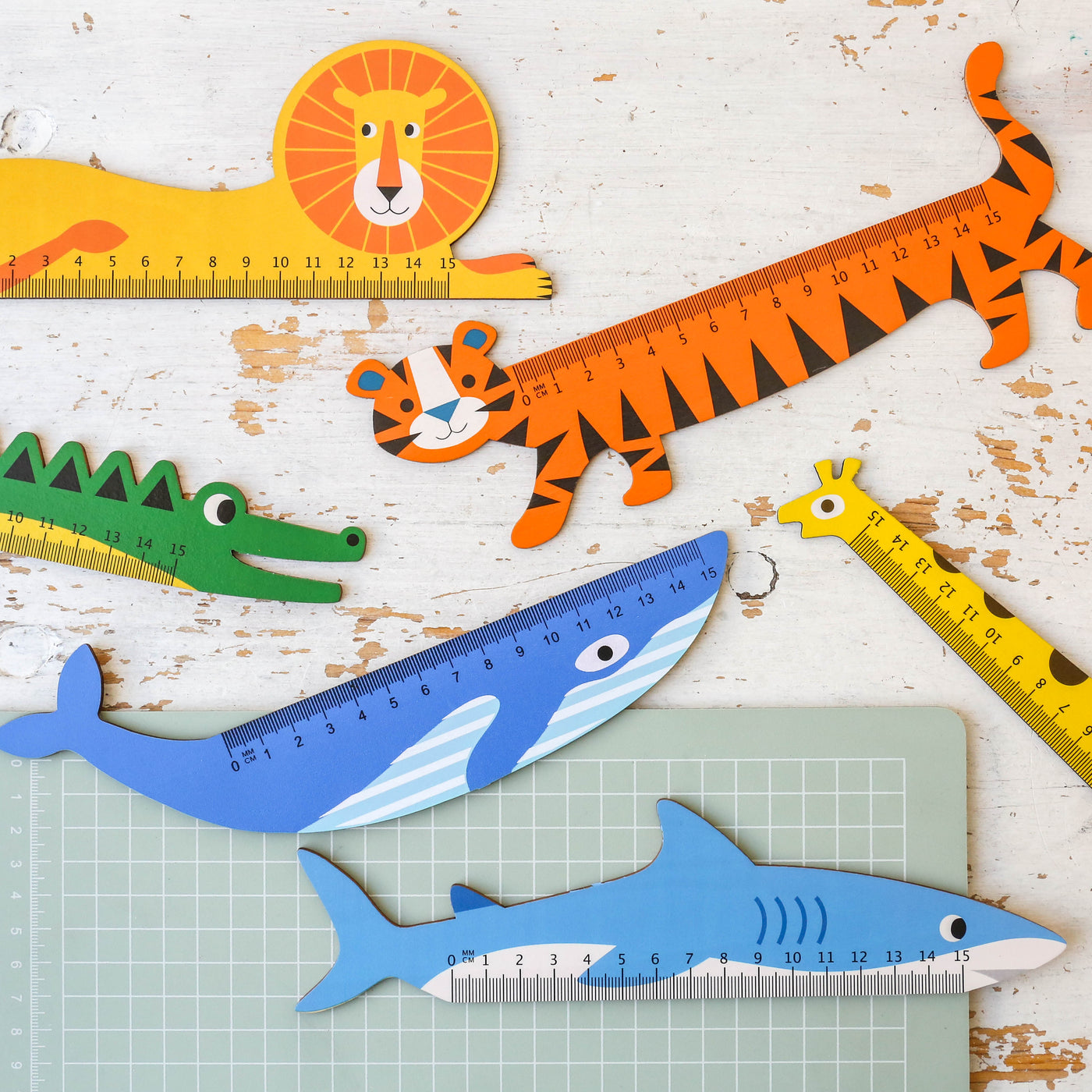 Wooden Animal Ruler