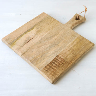 Paddle Shaped Mango Wood Chopping Board