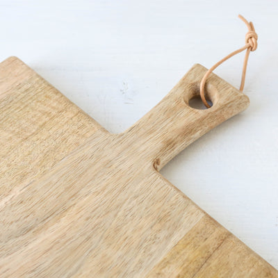 Paddle Shaped Mango Wood Chopping Board