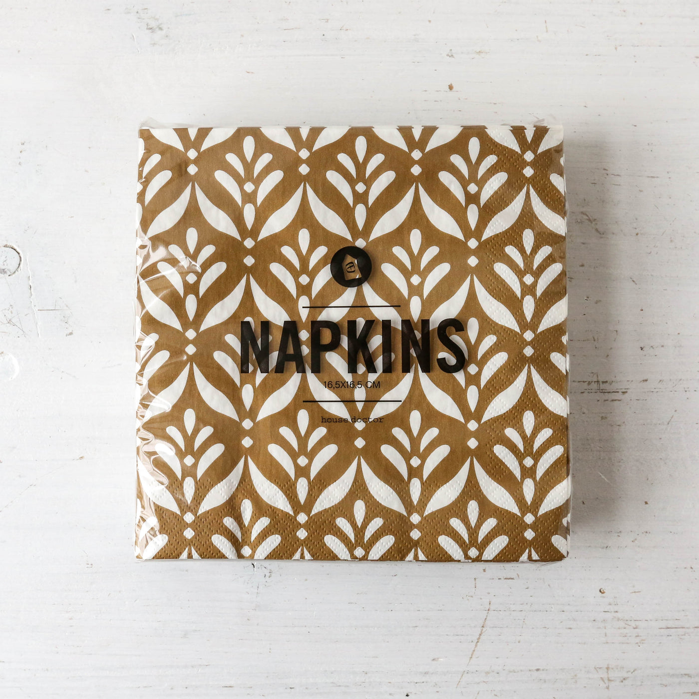 Pack of Paper Napkins - Mento Mustard