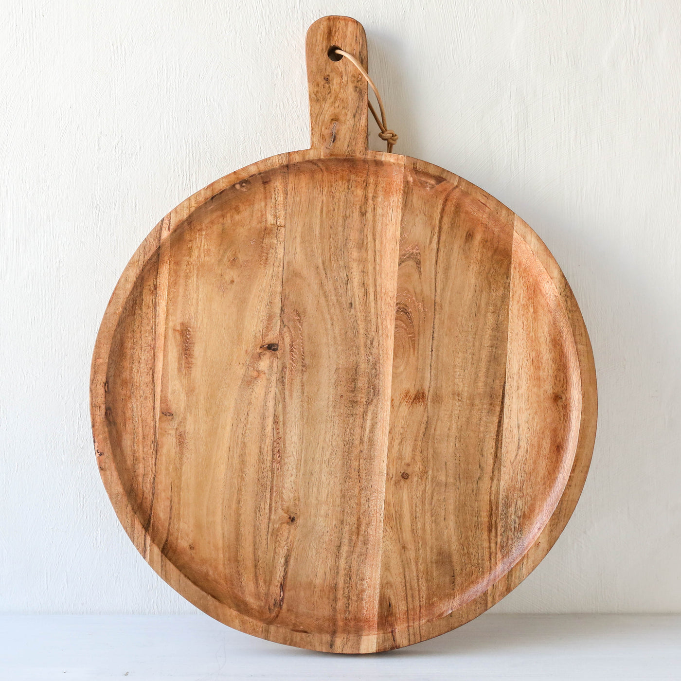 Round Acacia Wood Carving Board