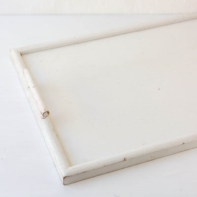 Vintage White Handled Tray