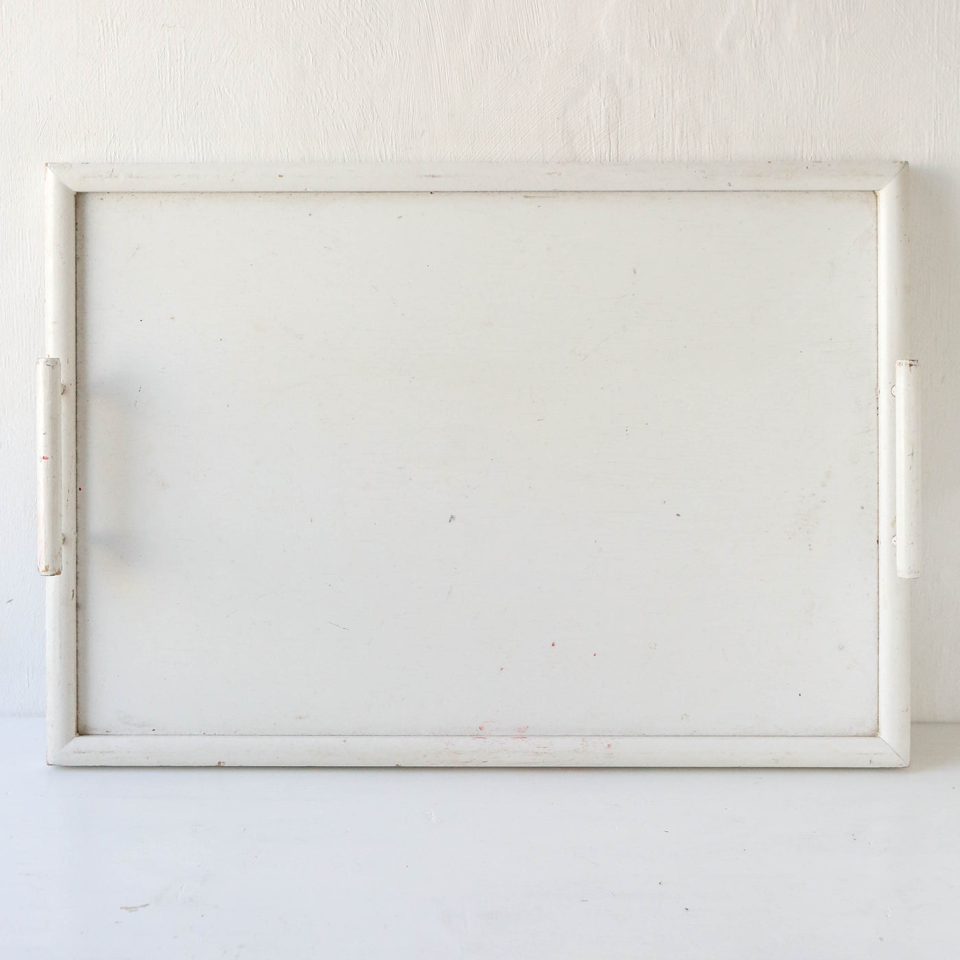 Vintage White Handled Tray