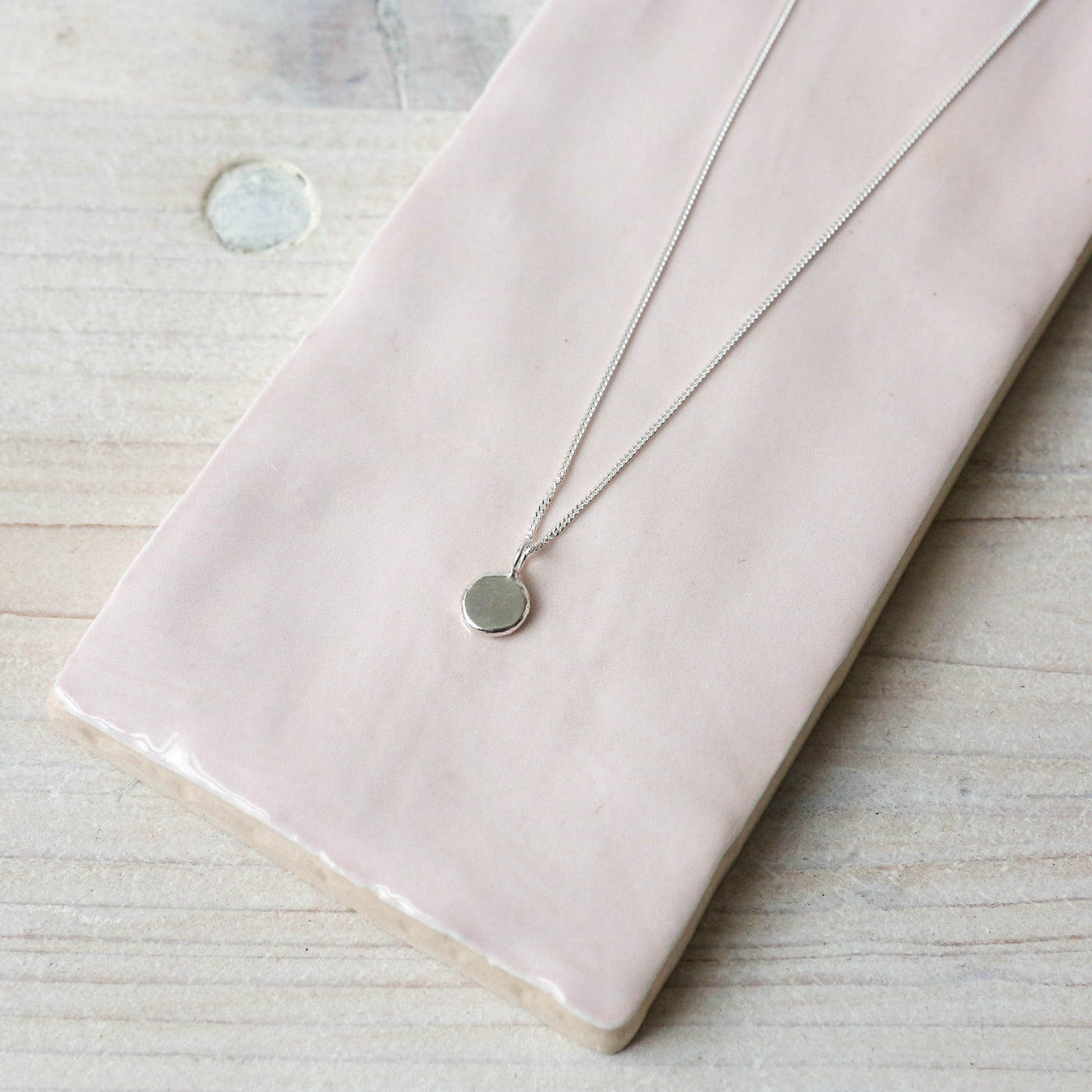 Zero Waste Pebble Necklace