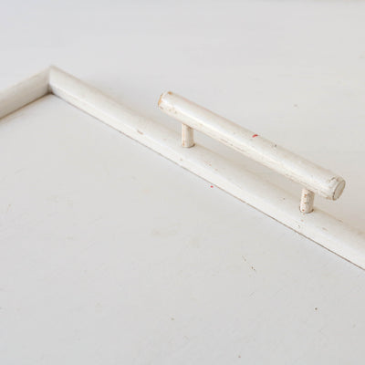 Vintage White Handled Tray