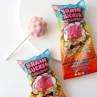 Brain Sucker Lollipop Halloween Sweets