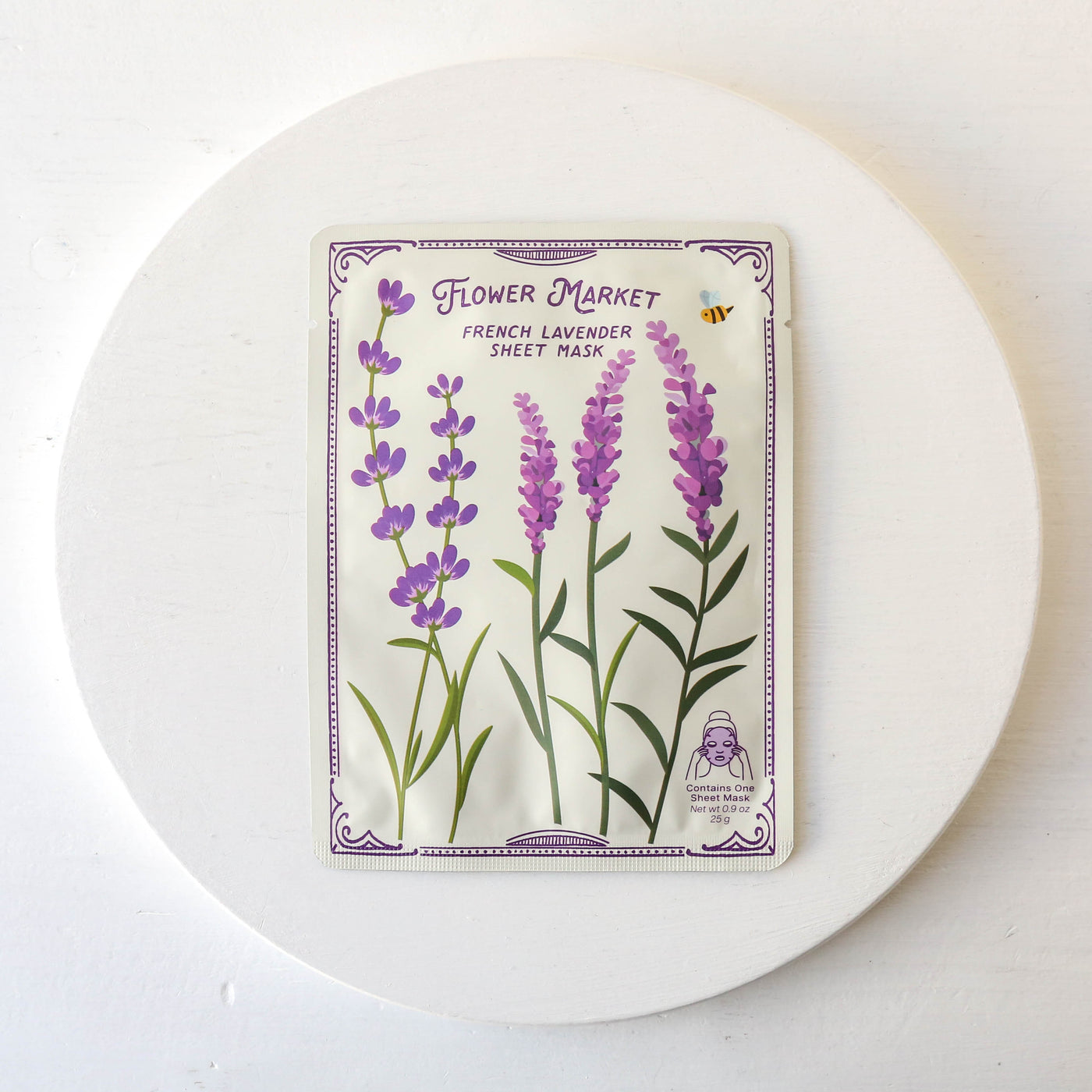 French Lavender Face Mask Sheet