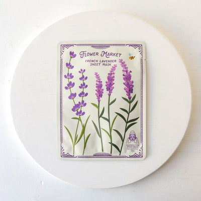 French Lavender Face Mask Sheet