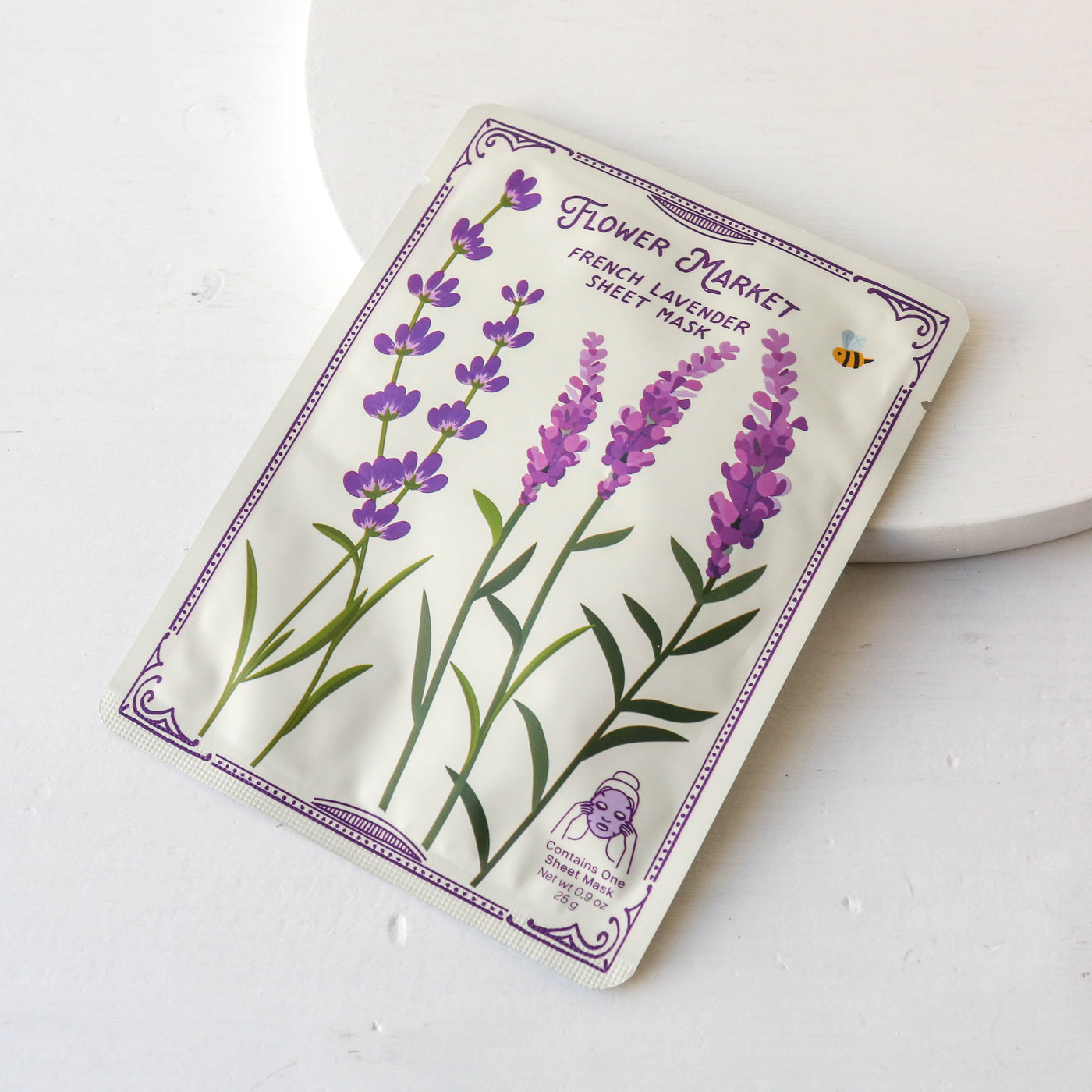 French Lavender Face Mask Sheet