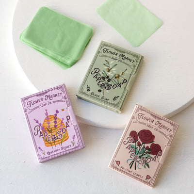Flower Market Paper Soap - 50 Sheets