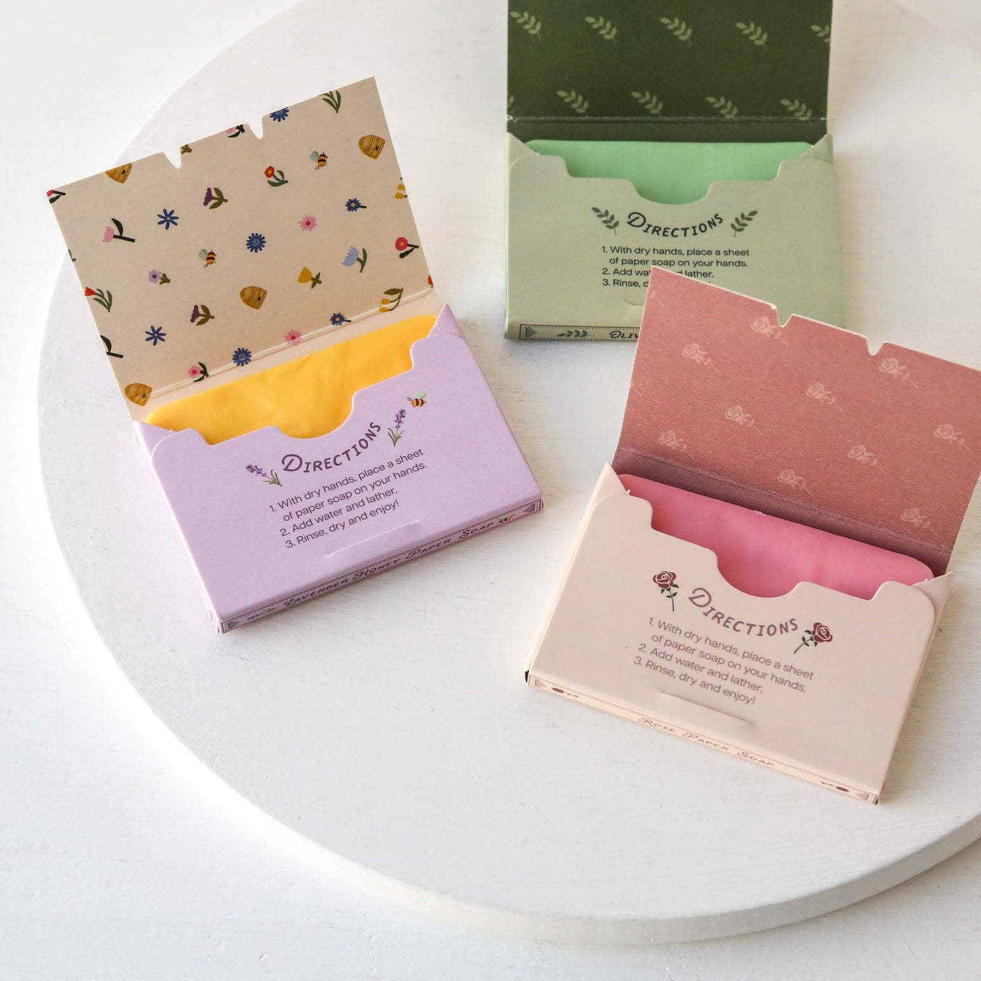 Flower Market Paper Soap - 50 Sheets