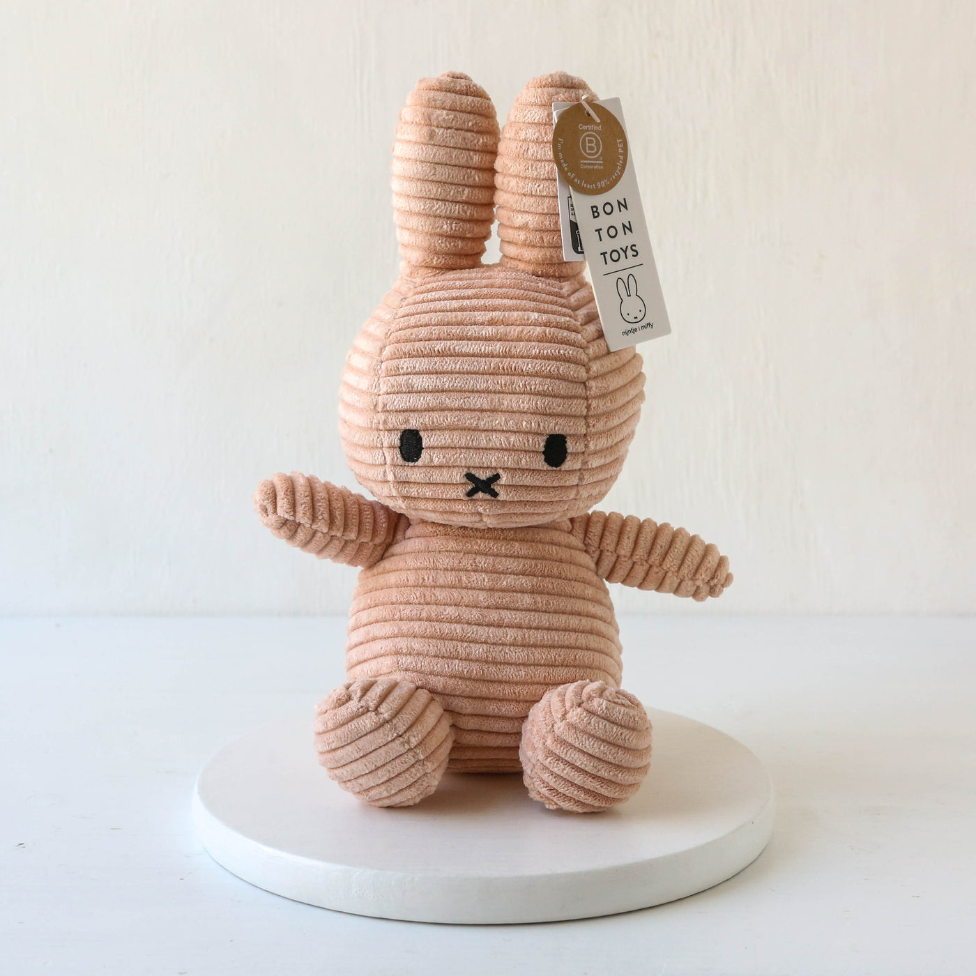 Miffy Corduroy Plush - Misty Rose