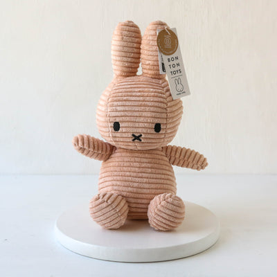 Miffy Corduroy Plush - Misty Rose