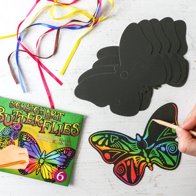 Butterfly Scratch Art Set