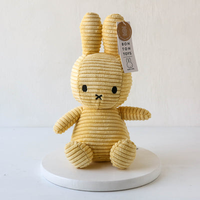 Miffy Corduroy Plush - Buttercream