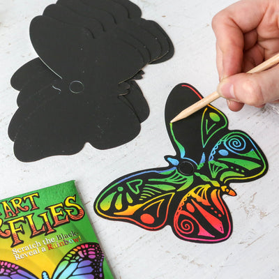 Butterfly Scratch Art Set